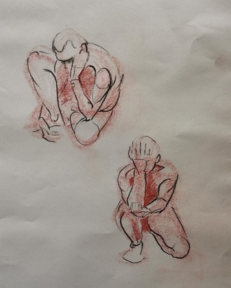 Male Life Drawing Model