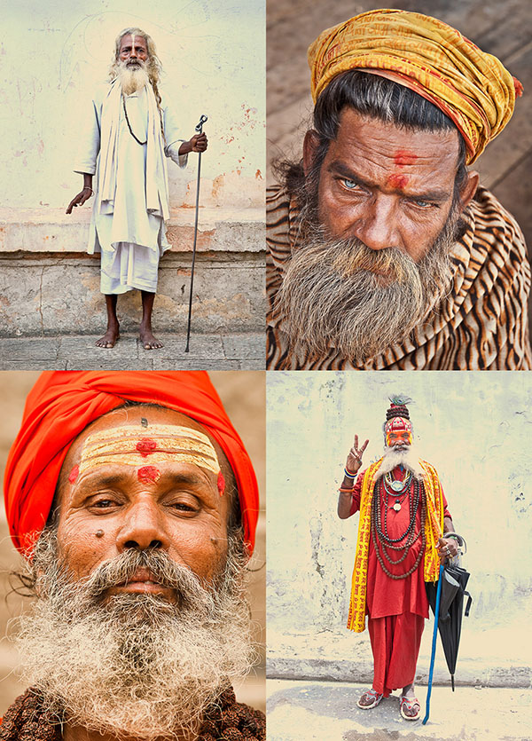 Holy Men of Nepal, photographed by Brian Smith in Kathmandu
