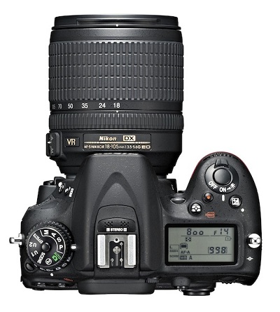 Nikon D7100 top