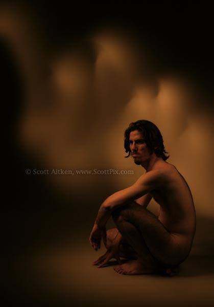 Male model photo shoot of Omri by Scott Aitken in Studio on Capitol Hill in Seattle