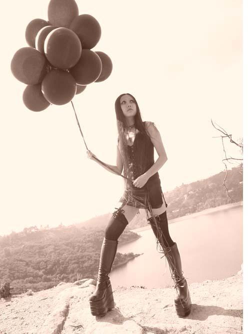 Female model photo shoot of Ophelia Vanity in Beverly Hills