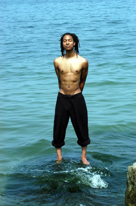 Male model photo shoot of Kahlil in One of the Great Lakes