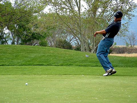 Male model photo shoot of Ken Long in Mountain View Golf Course, Arizona