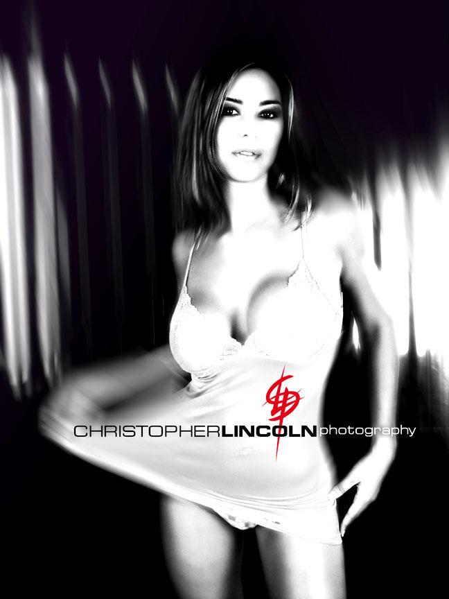 Male and Female model photo shoot of Chris Lincoln Photo and MissMelrose in Our Studio
