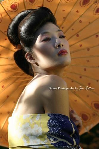 Female model photo shoot of jen_fellows in Domo Japanese Restaurant