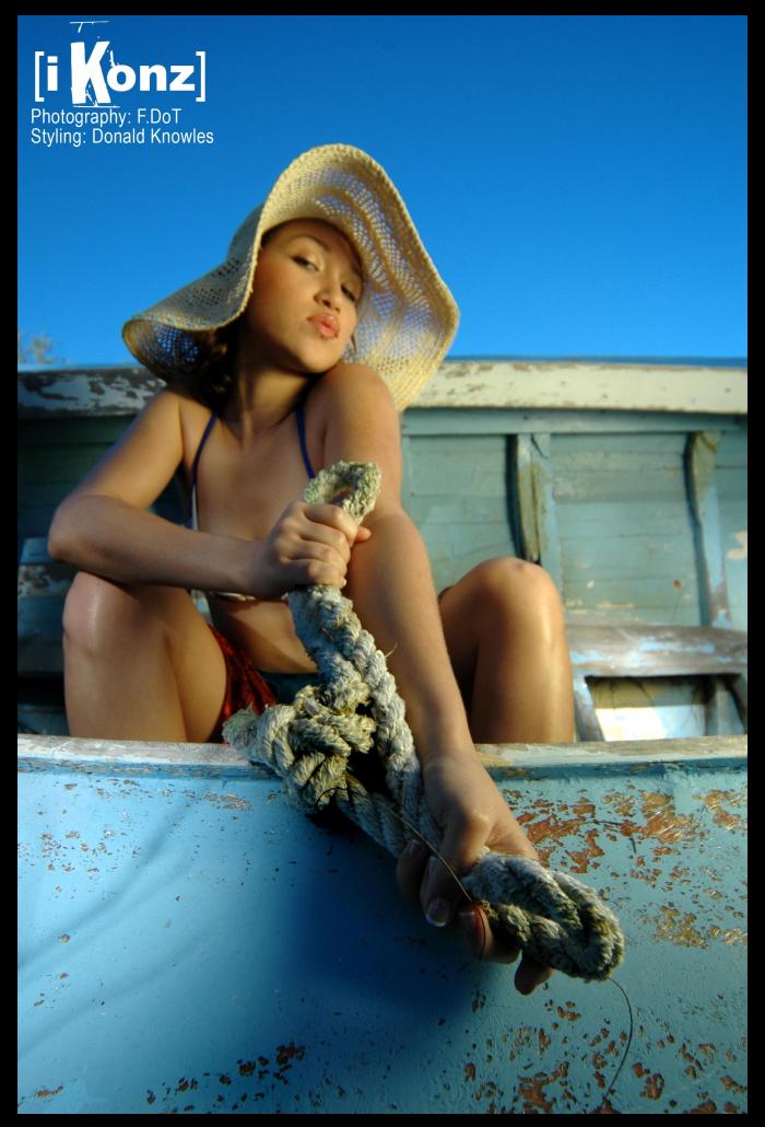 Male and Female model photo shoot of FarrenoFerguson and Tessa_Simone Lightbourn in Old Boat, Nassau