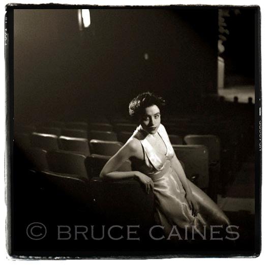 Male model photo shoot of Bruce Caines in a theater in the West Village, NYC