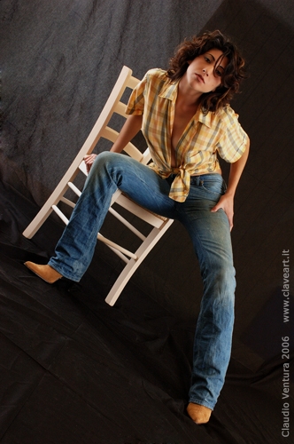 Male model photo shoot of claveart in my studio