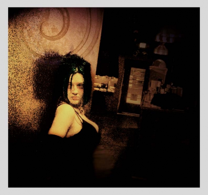 Female model photo shoot of Medusa Morales in Seattle, Washington 2006