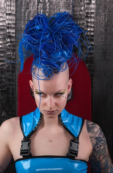 Female model photo shoot of Verona Blue in Ron Boudreau's Studio