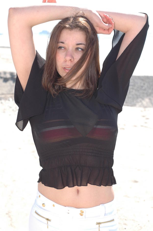 Female model photo shoot of Maria T in Malibu
