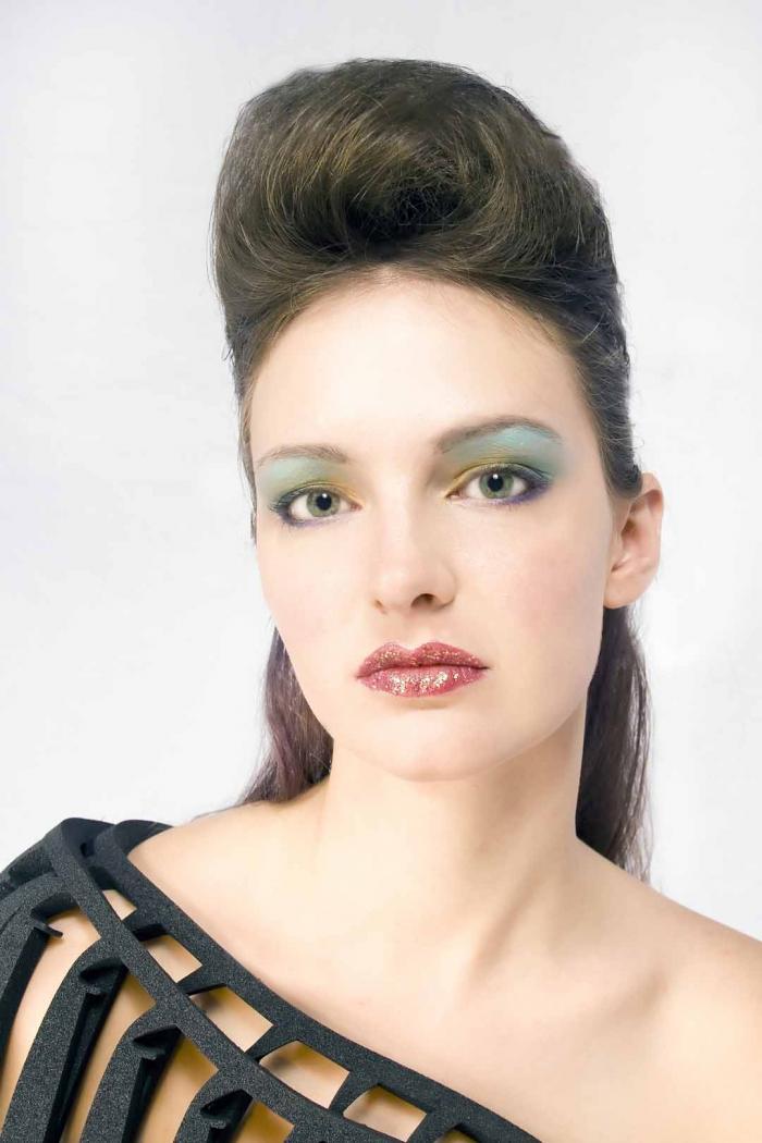 Female model photo shoot of Melinda Jo by Joshua Cruey in Lake Mary, FL studio, makeup by Stephen Bates