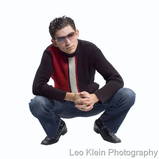 Male model photo shoot of LeoKlein in Studio