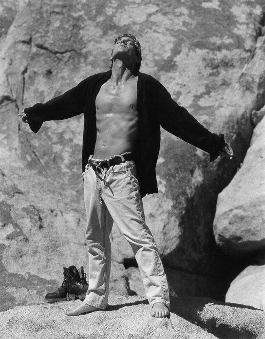 Male model photo shoot of rdj in Joshua Tree National Park, USA