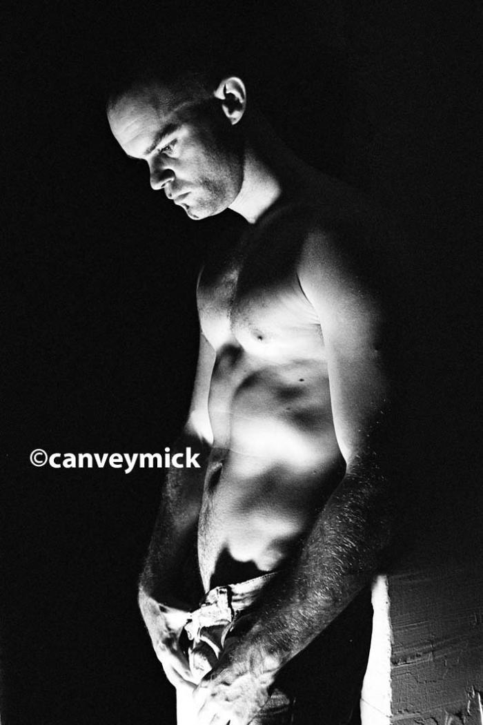 Male model photo shoot of canveymick in Sauna.. S London