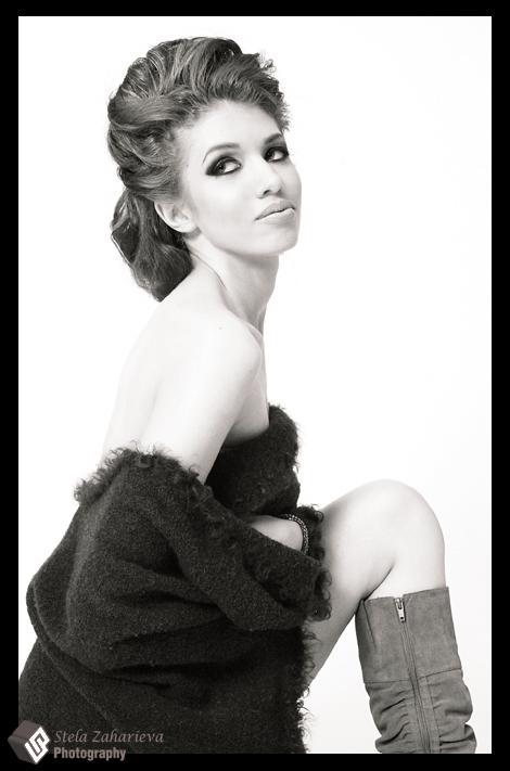 Female model photo shoot of Elisa Lee by STELA ZAHARIEVA, makeup by J. Y. Hernandez