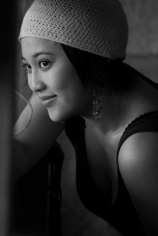 Female model photo shoot of Melissa Fong in Hay Barn - Richmond, BC