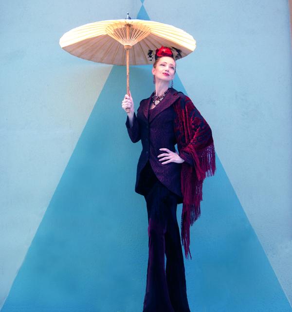 Female model photo shoot of Veronique Chevalier in Chinatown, LA