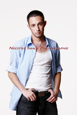 Male model photo shoot of Negitive Image