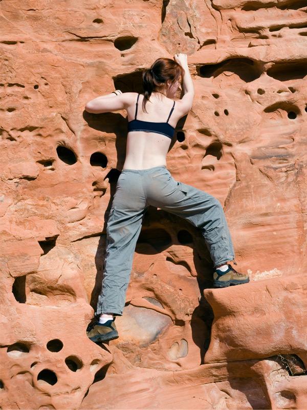 Female model photo shoot of Marguerite M in Red Rock, NV
