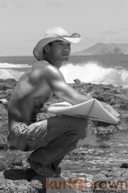 Male model photo shoot of Kurt R. Brown in Oahu, Hawaii