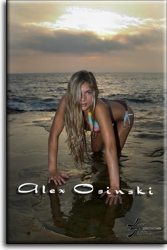 Female model photo shoot of Alex Ritchie in ocean beach, CA
