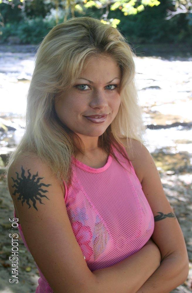Female model photo shoot of Blue Angel 80 in Millicoma River, Oregon Coast Range
