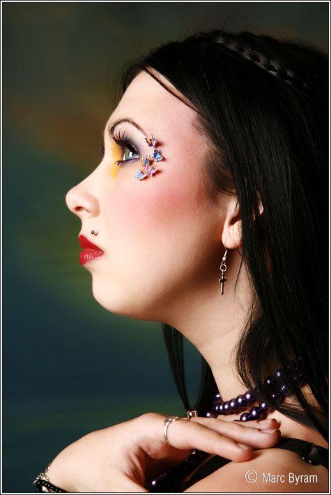 Female model photo shoot of LisaTaylor_MUA by images_of_desire