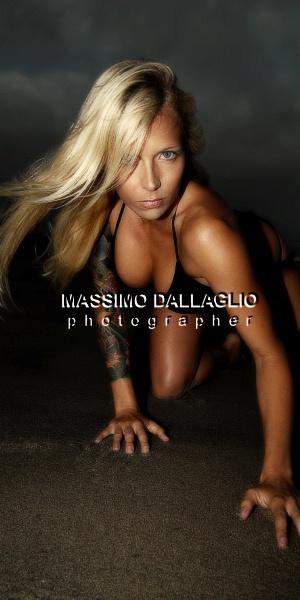 Male and Female model photo shoot of MASSIMO DALLAGLIO and Trisha Lurie in Malibu -CA