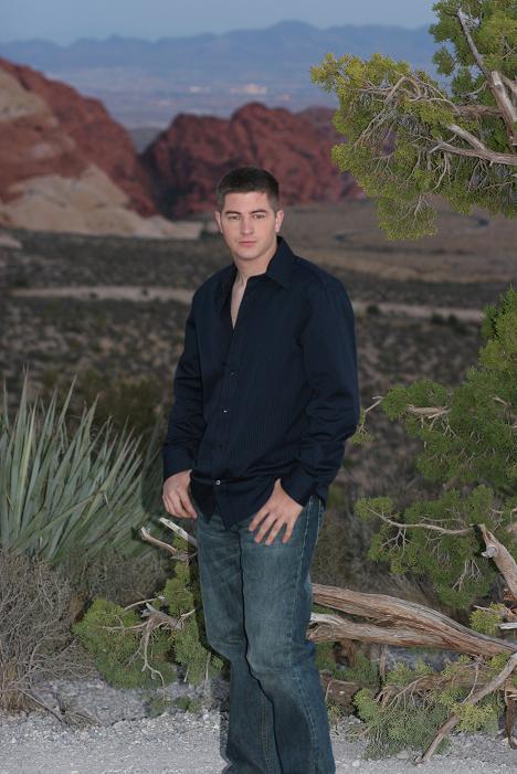 Male model photo shoot of Michael L in Red Rock