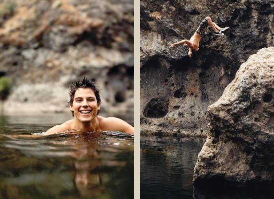 Male model photo shoot of Sal Paradise photo in Malibu Creek