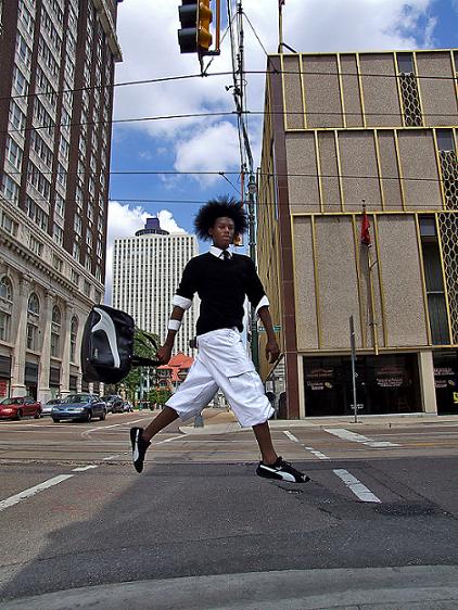 Male model photo shoot of Harold D Shores in Downtown-Memphis, Tennessee