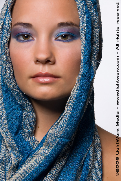 Female model photo shoot of Adrian Hankins by Peter Turner, makeup by BeYoutifulMakeup