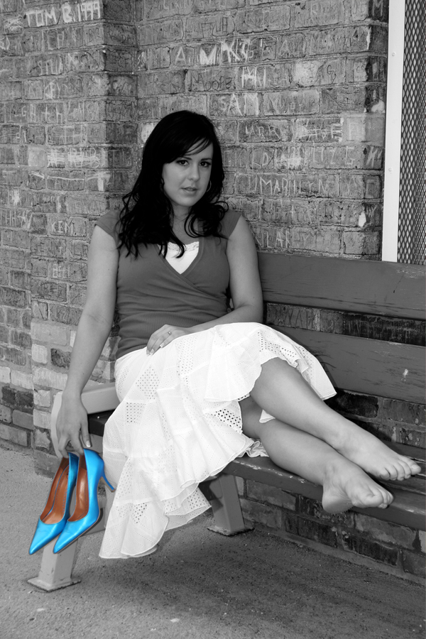 Female model photo shoot of Jen Lytle  in London Springbank Park 2006