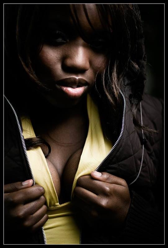 Female model photo shoot of Osade Omoruyi by Wylie Maercklein in Austin/cave