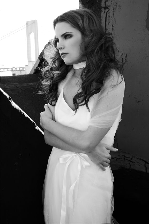 Female model photo shoot of Amanda M by Kinga LB in Brooklyn, makeup by Michelle Brachfeld