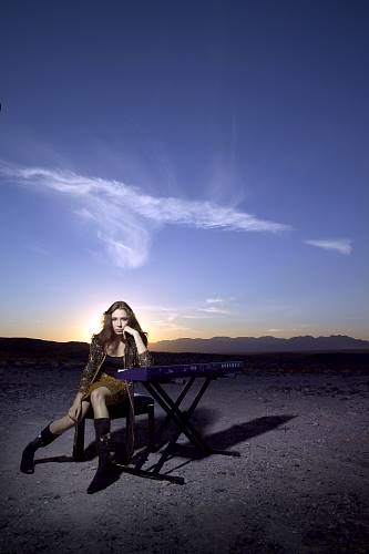 Male and Female model photo shoot of Darryl Martin and Alina S in Nevada