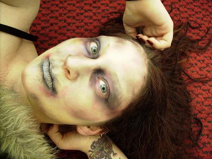 Female model photo shoot of deigh roxxx and roxydeigh, makeup by deigh roxxx