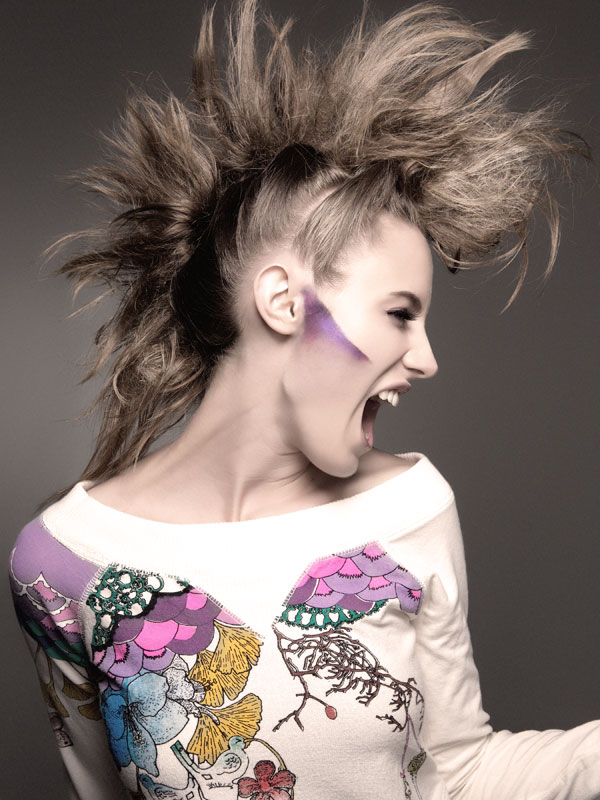 Female model photo shoot of Surreal Hair by Alyson in MKC School, Gledale, Ca