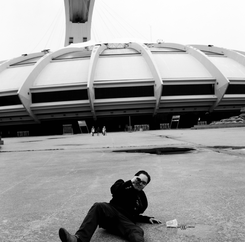 Male model photo shoot of Felix Denomme in MontrÃ©al - Stade Olympique
