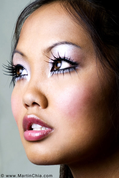 Female model photo shoot of Azaylia Sen by mccStudio, makeup by Amanda Banfield