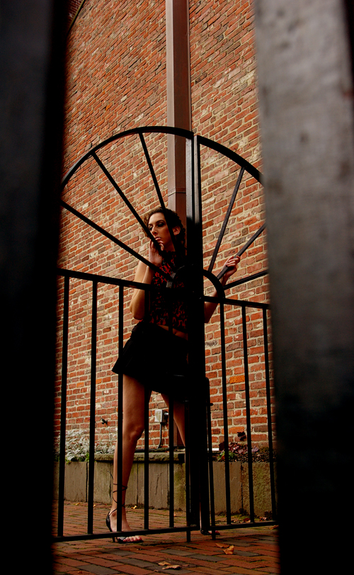 Male and Female model photo shoot of JDOPhoto and Alexa Eve in Old North Church