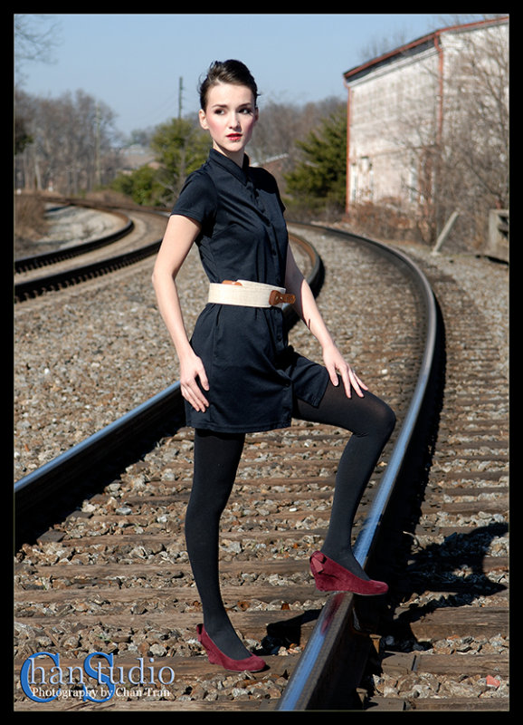 Female model photo shoot of yona by ChanStudio in Marietta, GA, makeup by Dystroy Makeup