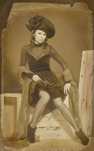 Female model photo shoot of Alla Bogdanova by Anthony Cole in home studio