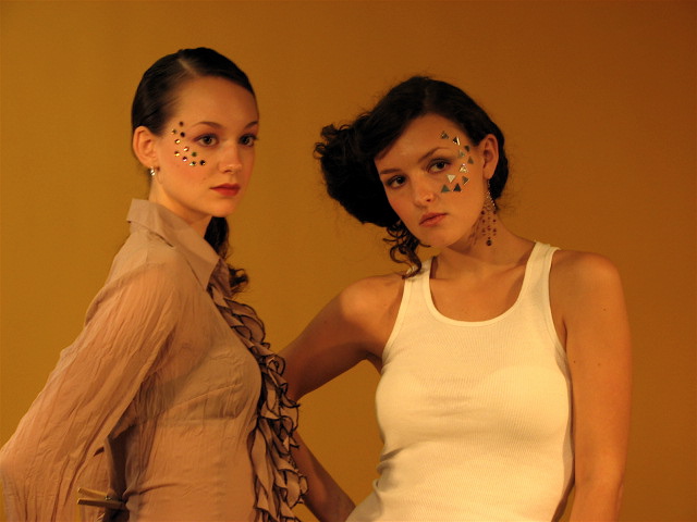 Female model photo shoot of Alaine, LauraG and Caroline Dorn