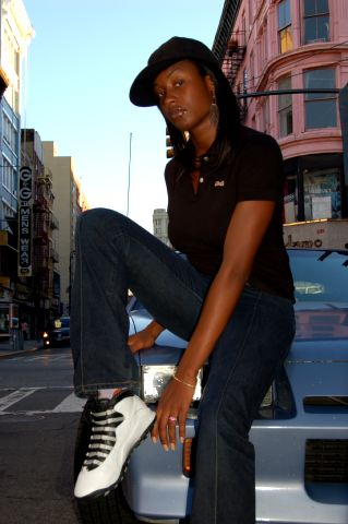 Female model photo shoot of DHaitianDiva in Grand Street, New York, New York