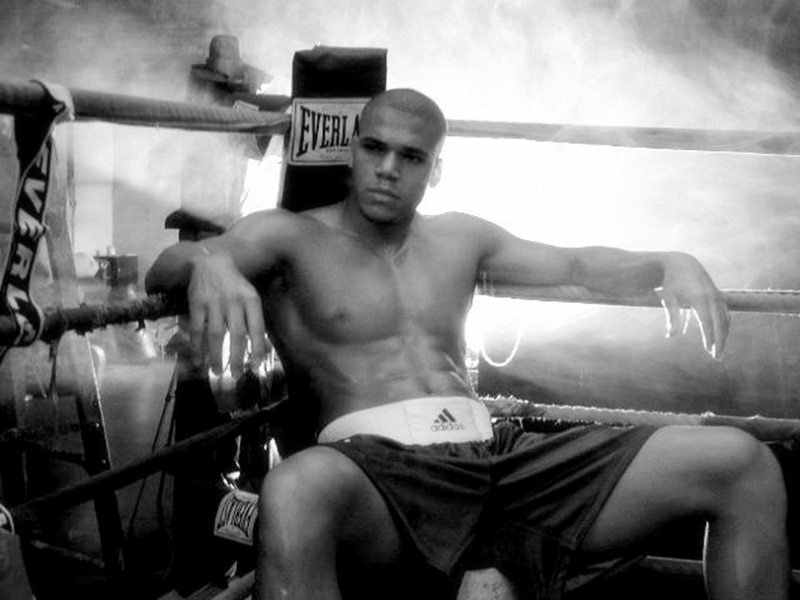 Male model photo shoot of MORBAN in Boxing Gym, Bronx NY