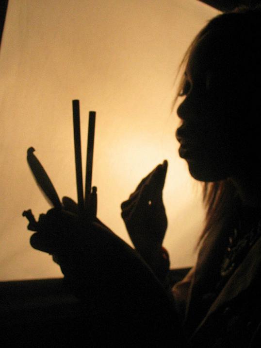 Female model photo shoot of Sumirei Shojo in Lighting Room @O.D.U.