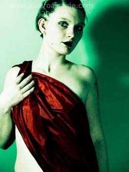 Female model photo shoot of venom by Jack the Calico