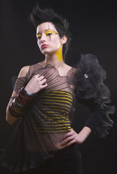 Female model photo shoot of Bryanna Nova by fotografika in In Studio - Chelsea, NY, hair styled by BIYOSHIPATRICK , makeup by Beauty4U